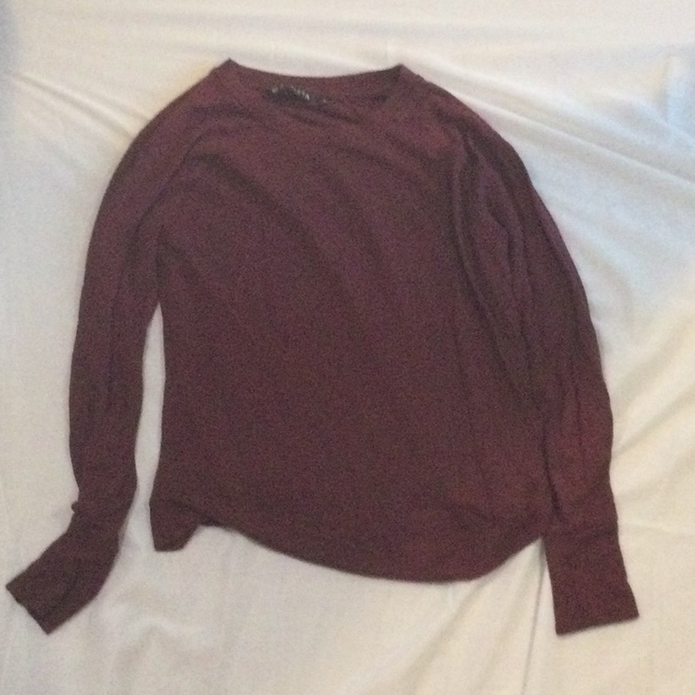 Women’s Athleta Maroon Long Sleeve
